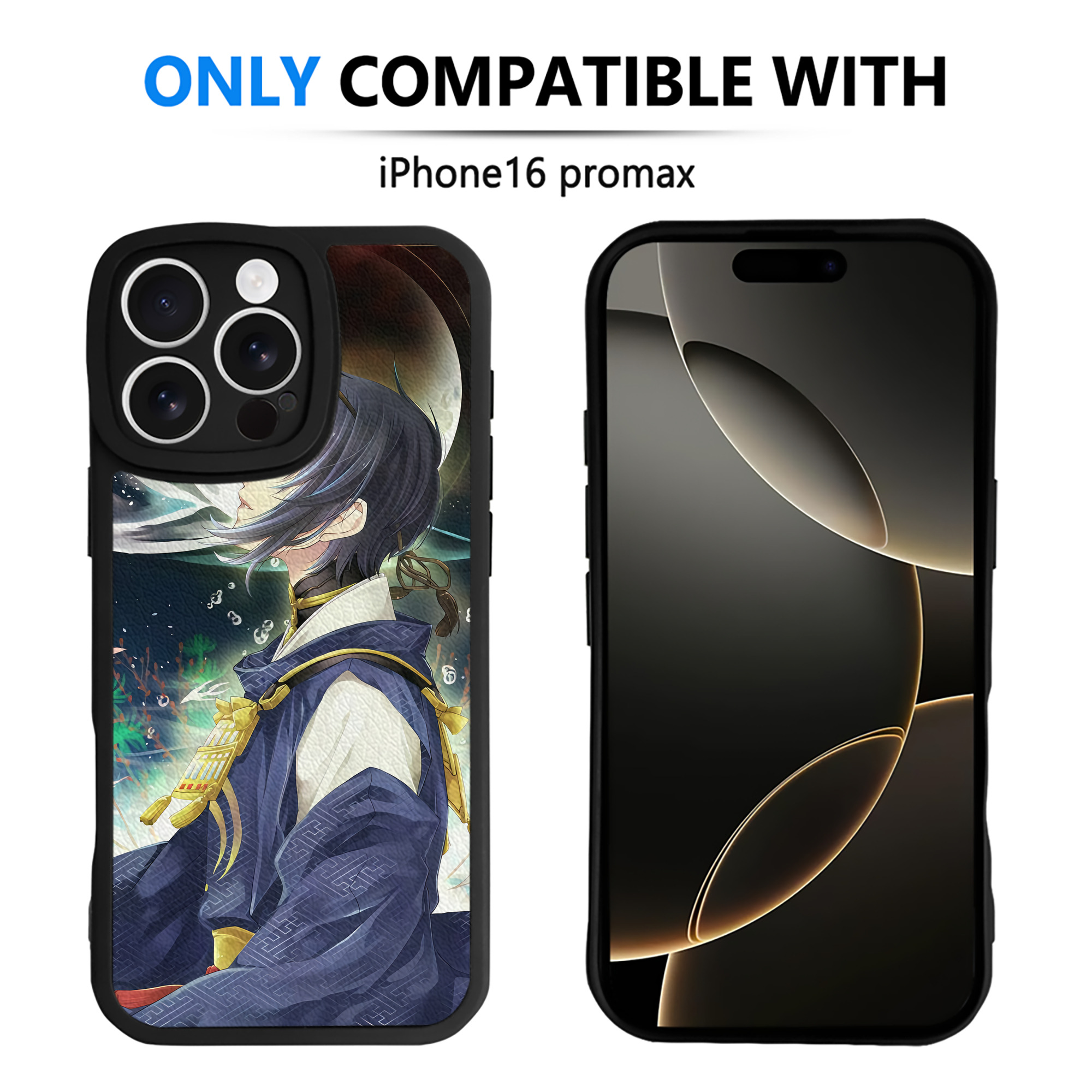 （画像用） 刀剣乱舞 Touken Ranbu 【iPhone 16シリーズ対応】シリコンスマホケース（レザー調） 材質：シリコン